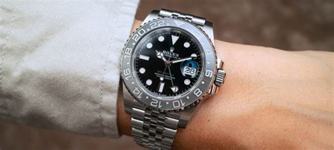 rolex gmt master bruce wayne|rolex gmt master 2 126710.